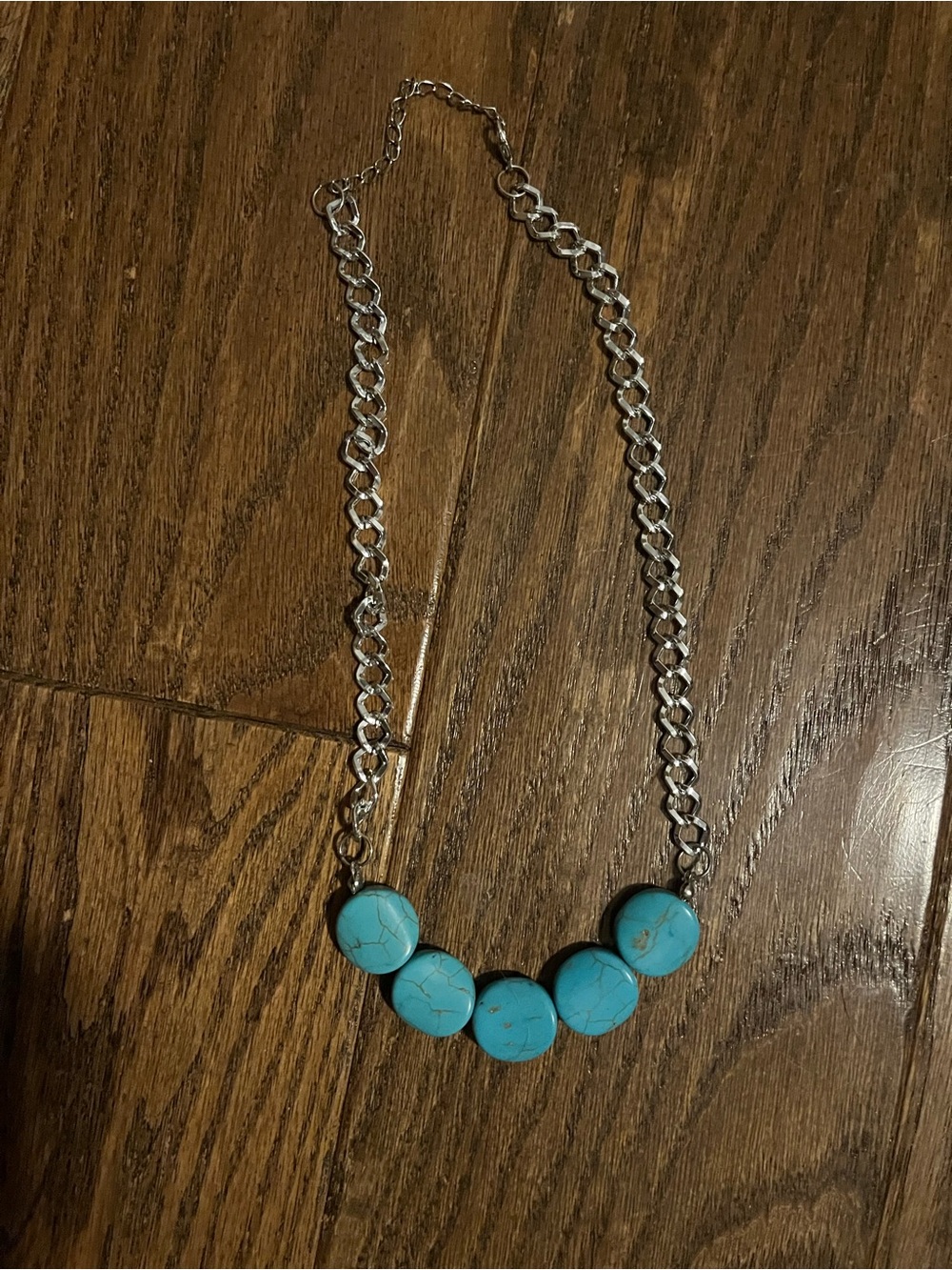 SALE 3/$20 Turquoise and silver necklace